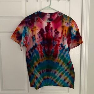 Ice dyed tie dye tee